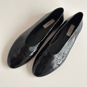 Toteme Glossy Black Women's Flats